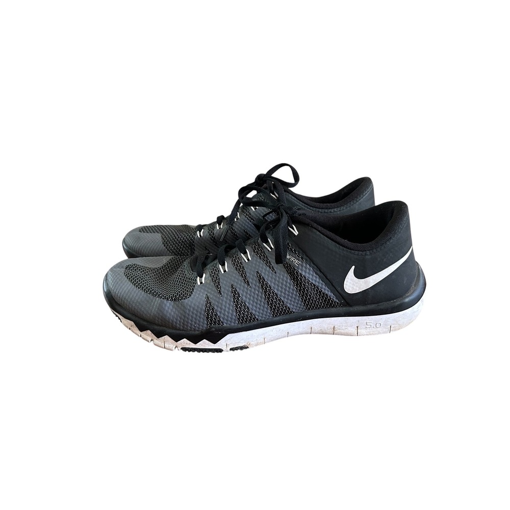 Nike Free 5.0 TR Mens Training Shoes Black Grey Flywire Mens Size 10